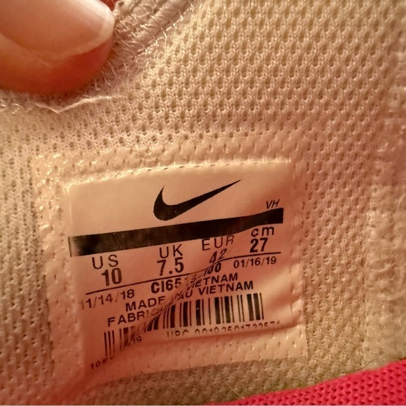 Nike Womens Air Max Motion 2 CI6515-100 White Running Shoes Sneakers Size 10 - Picture 4 of 7